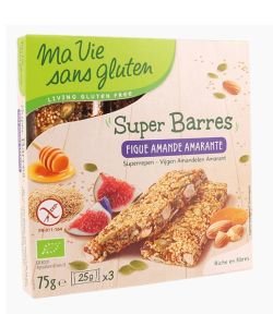 Super Bars - Figs Almond Amaranth BIO, 75 g
